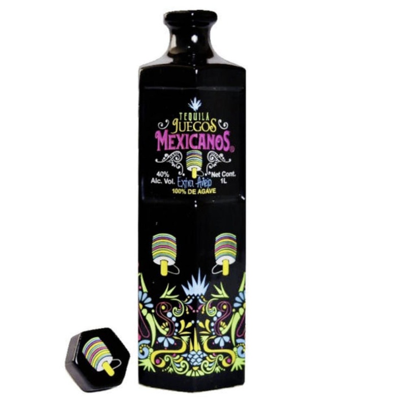 Juegos Mexicanos Extra Aejo Tequila | 1L