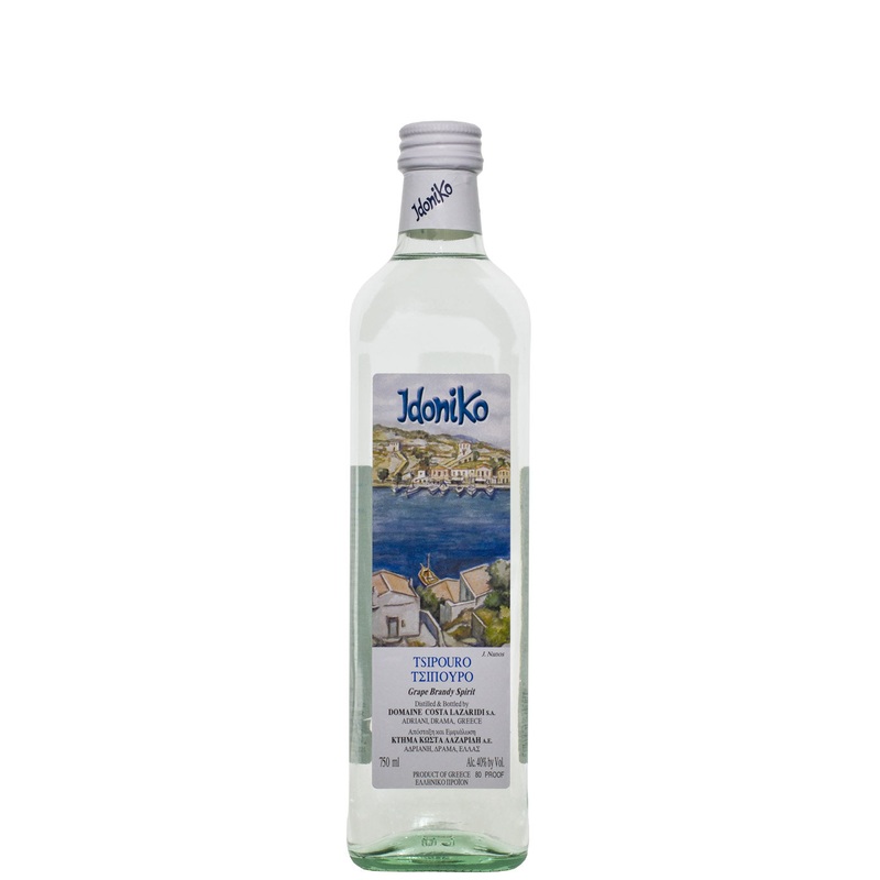 Idoniko Tsipouro Plain Ouzo Spirit