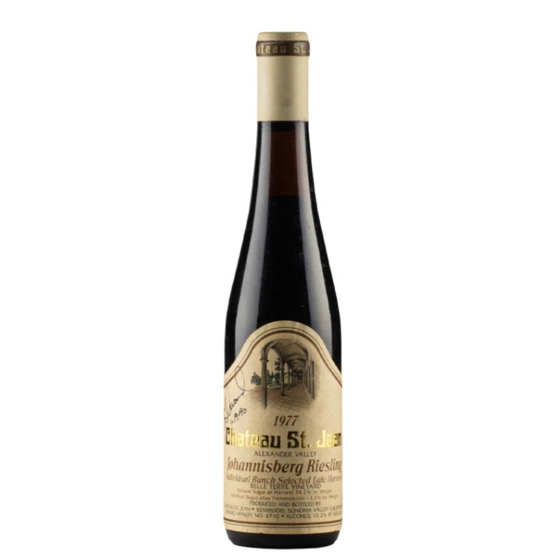1977 | Chateau St Jean | Select Late Harvest Johannisberg Riesling (Half Bottle)