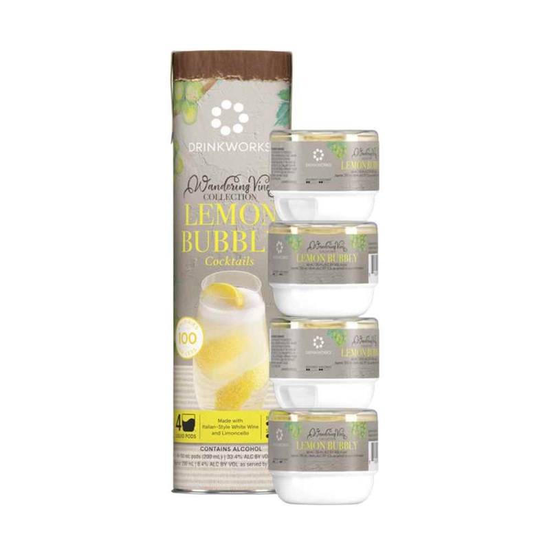 Drinkworks Lemon Bubbly Tube (4x Pods) | 4x50ML