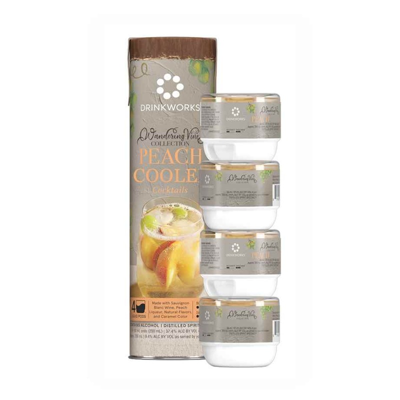 Drinkworks Peach Cooler Tube (4x Pods) | 4x50ML