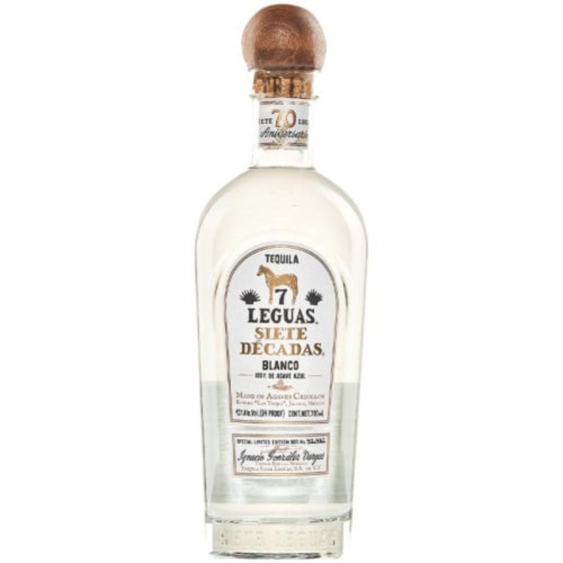 Siete Leguas Siete Decadas Blanco Tequila