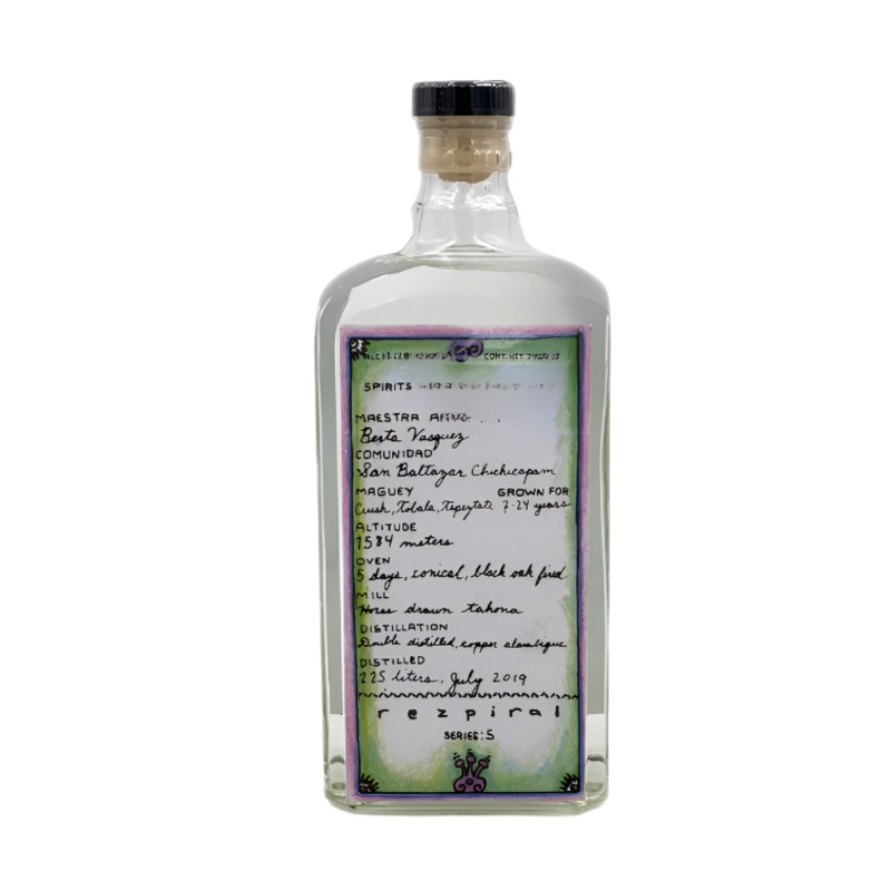 Rezpiral Series 5 Cuish, Tobala, Tepeztate Agave Spirit