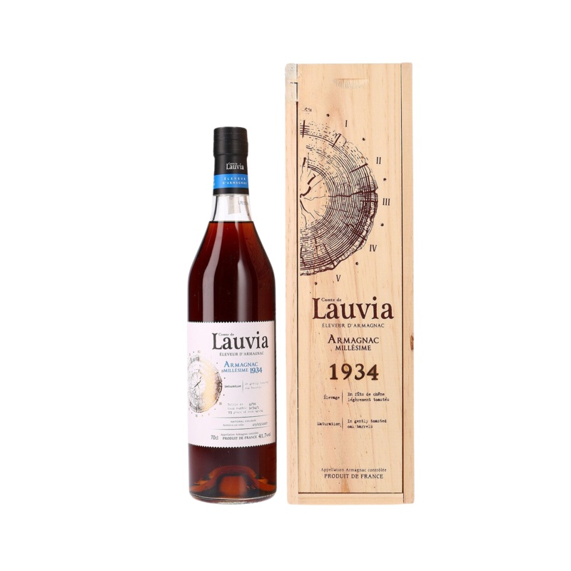1934 Comte de Lauvia Vintage 73 Year Old Armagnac | 700ML