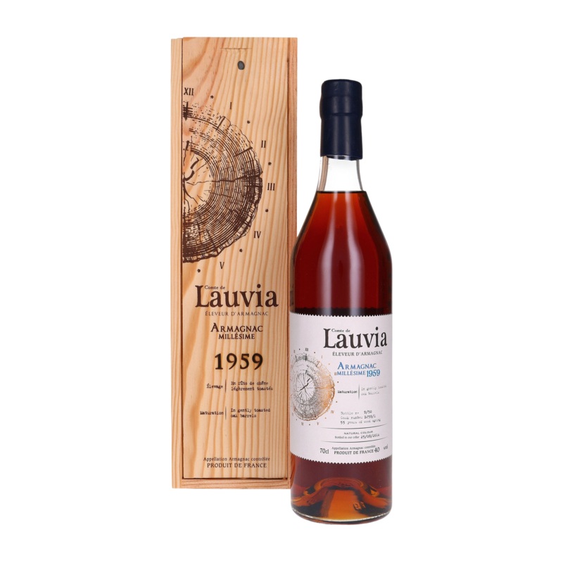 1959 Comte de Lauvia Vintage 55 Year Old Armagnac | 700ML
