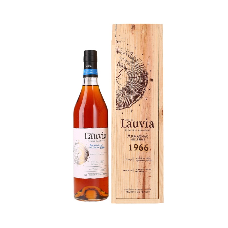 1966 Comte de Lauvia Vintage 50 Year Old Armagnac | 700ML
