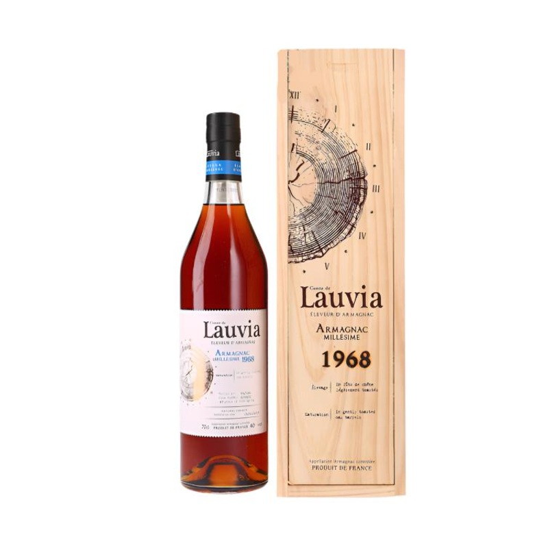1968 Comte de Lauvia Vintage 47 Year Old Armagnac | 700ML
