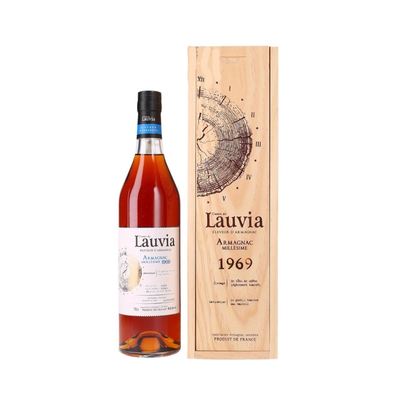 1969 Comte de Lauvia Vintage 39 Year Old Armagnac | 700ML